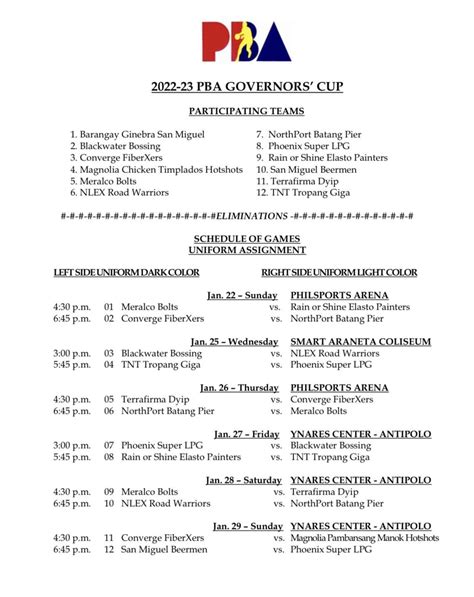 philippine basketball association standing|pba bowling 2023 schedule.